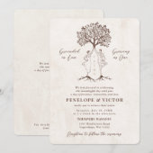 Yoga Union Koppel - Mindful Tree Pose Kaart (Voorkant / Achterkant)