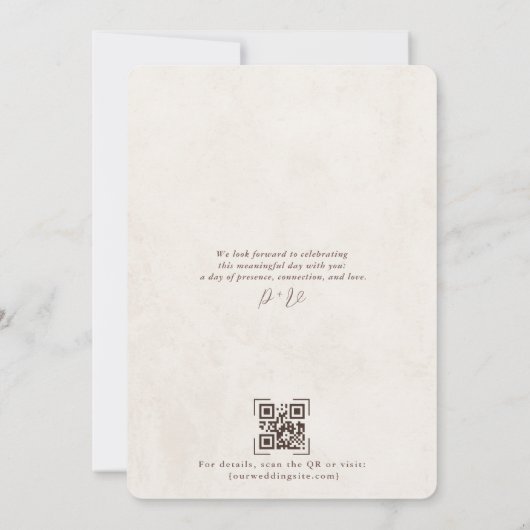 Yoga Union Koppel - Mindful Tree Pose Kaart (Achterkant)