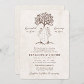 Yoga Union Koppel - Mindfulness Tree Pose Kaart (Voorkant / Achterkant)