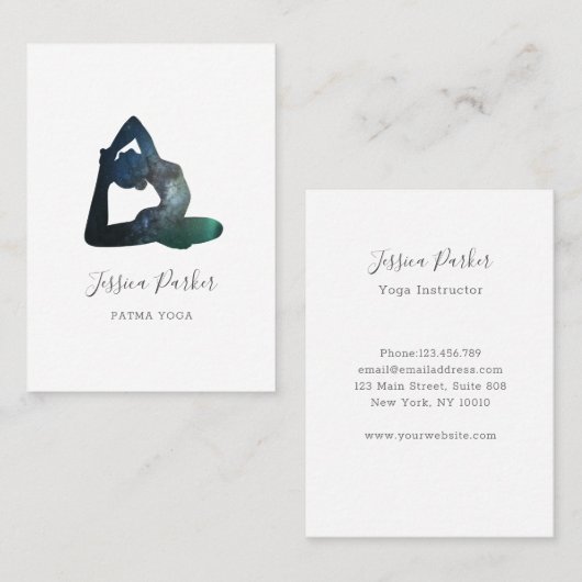 Yoga Universe Visitekaartje (Voorkant / Achterkant)
