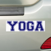 Yoga University Style Bumpersticker (Op auto)