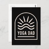 Yoga vader Vaderdag Briefkaart (Voorkant / Achterkant)