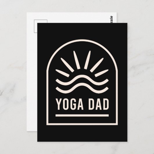 Yoga vader Vaderdag Briefkaart (Voorkant / Achterkant)
