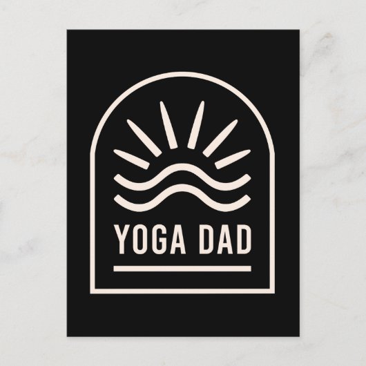 Yoga vader Vaderdag Briefkaart (Voorkant)