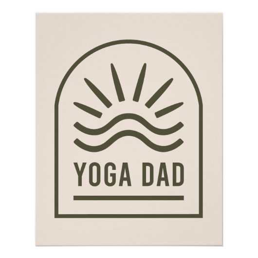 Yoga vader zen spirituele yogi boho esthetiek perfect poster (Voorkant)