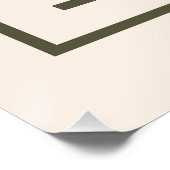 Yoga vader zen spirituele yogi boho esthetiek perfect poster (Hoek)