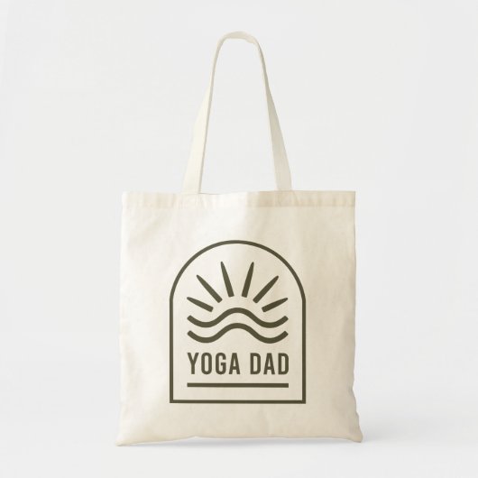 Yoga vader zen spirituele yogi groene boho estheti tote bag (Voorkant)