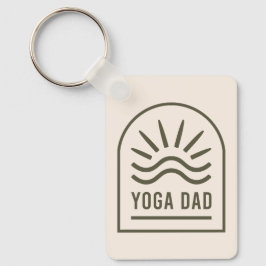 Yoga vader zen spirituele yogi mannen boho sleutelhanger