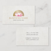 Yoga van de Zon van de Bloem van het lichaam & Visitekaartje (Voorkant / Achterkant)