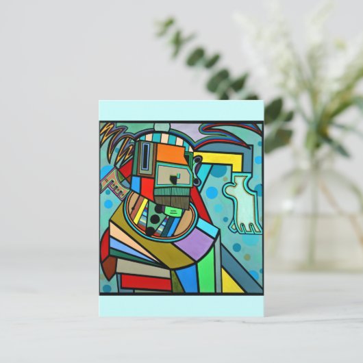 "Yoga" van Ruchell Alexander Briefkaart (Staand voorkant)