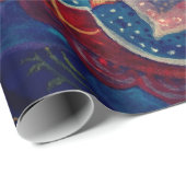 Yoga Verjaardag Gift Wrapping Papier (Rol Hoek)