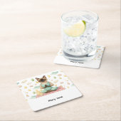 Yoga Verjaardagsfeest voor Siamese Kattenliefhebbe Kartonnen Onderzetters (Insitu)