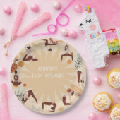 Yoga verjaardagsfeestje papieren bordje (Feest)