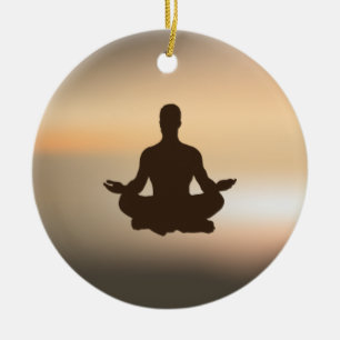 YOGA-versiering Keramisch Ornament