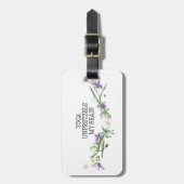 YOGA VERSTOORT MIJN HERSENEN BAGAGELABEL (Voorkant verticaal)