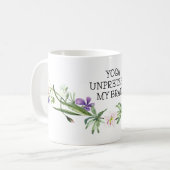 YOGA VERSTOORT MIJN HERSENEN KOFFIEMOK (Voorkant links)