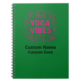Yoga Vibes Lotus Vines Mindful Journal Notitieboek
