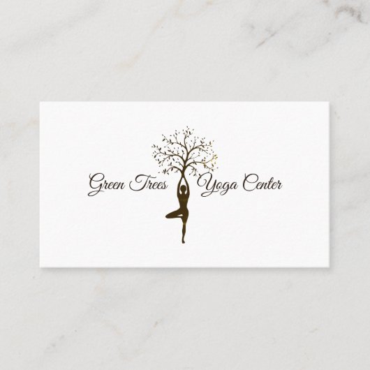 Yoga Visitekaartje (Voorkant)