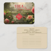 YOGA - VISITEKAARTJE (Voorkant / Achterkant)
