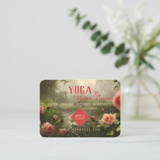 YOGA - VISITEKAARTJE (Staand voorkant)