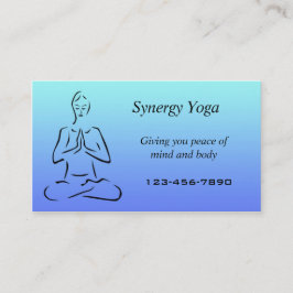 Yoga visitekaartje