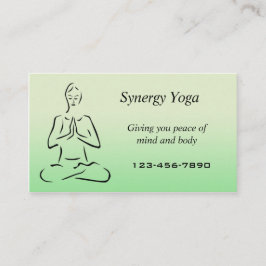 Yoga visitekaartje