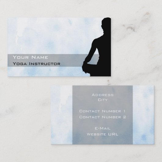 Yoga Visitekaartje (Voorkant / Achterkant)