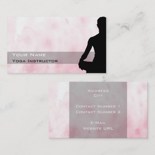 Yoga Visitekaartje (Voorkant / Achterkant)