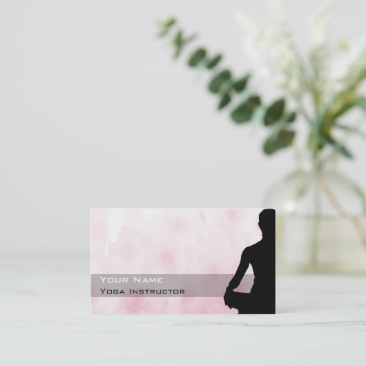 Yoga Visitekaartje (Staand voorkant)