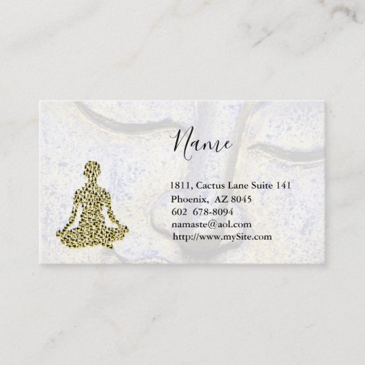 Yoga Visitekaartje (Voorkant)