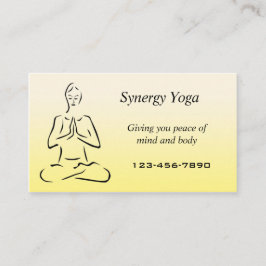 Yoga visitekaartje