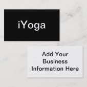 Yoga Visitekaartje (Voorkant / Achterkant)