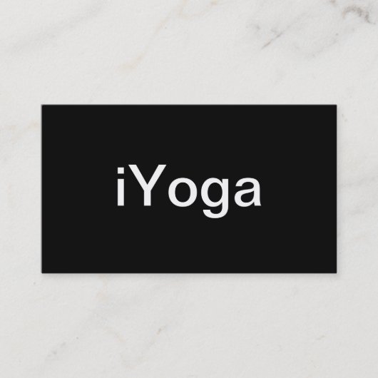 Yoga Visitekaartje (Voorkant)