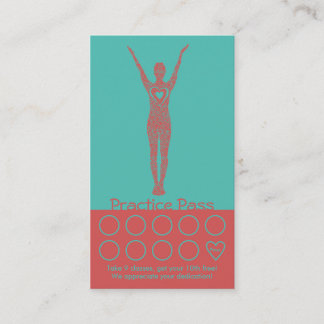 Yoga Visitekaartje 10 Class Pass Klantenkaartje