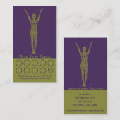 Yoga Visitekaartje 10 Klasse Pass Klantenkaartje (Voorkant / Achterkant)