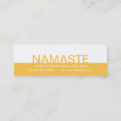 Yoga Visitekaartje 10 Klasse Pass Klantenkaartje (Achterkant)