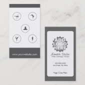 Yoga Visitekaartje 5 Klasse Pass Klantenkaartje (Voorkant / Achterkant)