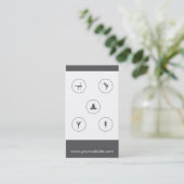 Yoga Visitekaartje 5 Klasse Pass Klantenkaartje (Staand voorkant)