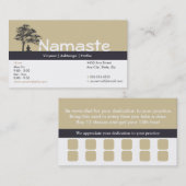 Yoga Visitekaartje Class Pass Klantenkaartje (Voorkant / Achterkant)