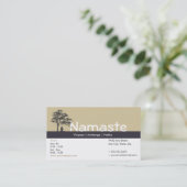 Yoga Visitekaartje Class Pass Klantenkaartje (Staand voorkant)
