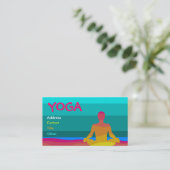 Yoga Visitekaartje - Gepersonaliseerd (Staand voorkant)