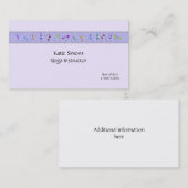 Yoga Visitekaartjes (Voorkant / Achterkant)