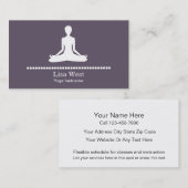 Yoga Visitekaartjes (Voorkant / Achterkant)