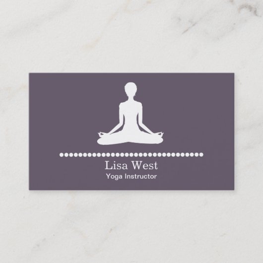 Yoga Visitekaartjes (Voorkant)