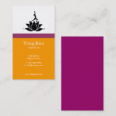 Yoga Visitekaartjes (Voorkant / Achterkant)