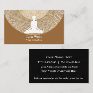 Yoga Visitekaartjes