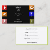 Yoga Visitekaartjes Afsprakenkaartje (Voorkant / Achterkant)