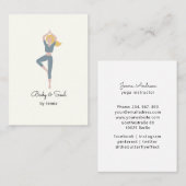  Yoga  Visitenkarte Visitekaartje (Voorkant / Achterkant)