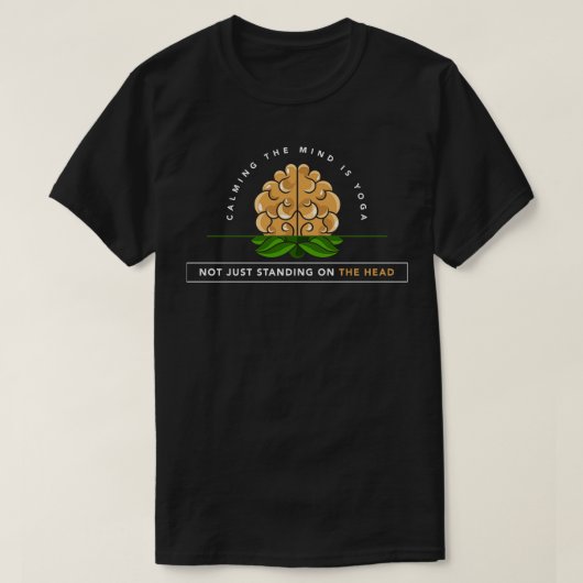 Yoga voor de gezondheid t-shirt (Design voorkant)
