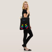 Yoga voor haar tote bag (Op model)